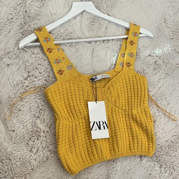 ZARA CROP TOP SIZE M - Picture 2 of 15